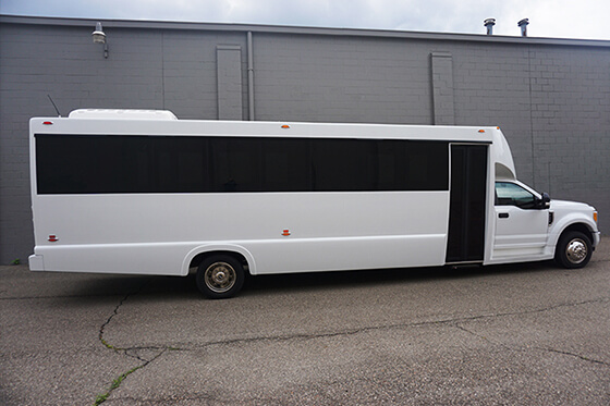 Party bus exterior