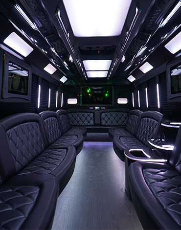 Hummer limo interior